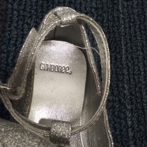 Gymboree Shoes Gymboree Girls Silver Glitter Dress Shoe Poshmark